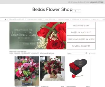 Bellasflowershop.com(Bronx Florist) Screenshot