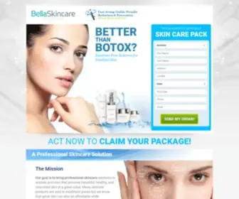 Bellaskincaresolutions.com(Bella Skincare Solutions) Screenshot