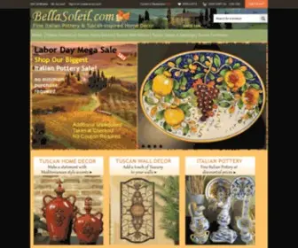 Bellasoleil.com(Tuscan Decor) Screenshot