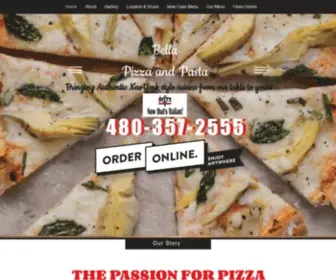 Bellaspizzapasta.com(Bellas Pizza Pasta) Screenshot