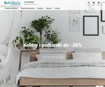 Bellastoria.pl(Sklep Internetowy Bella Storia oferuje artykuły tekstylne) Screenshot