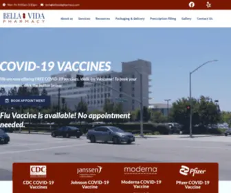 Bellavidapharmacy.com(Bella Vida) Screenshot