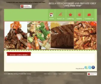 Bellavitacateringandprivatechef.com(Bella Vita) Screenshot