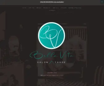 Bellavitatahoe.com(SALON BELLA VITA) Screenshot