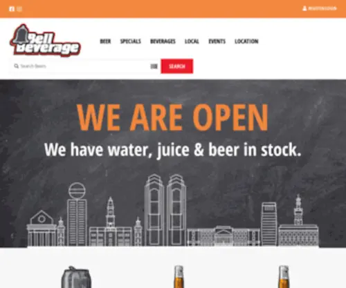 Bellbeverage.com(Bell Beverage) Screenshot