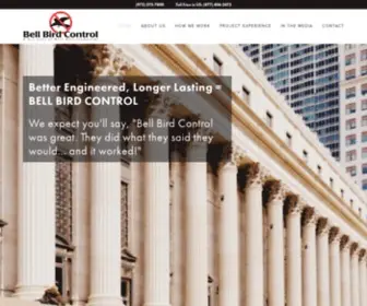 Bellbirdcontrol.com(Bird control company solves bird infestations and expertly handles bird control in NYC) Screenshot