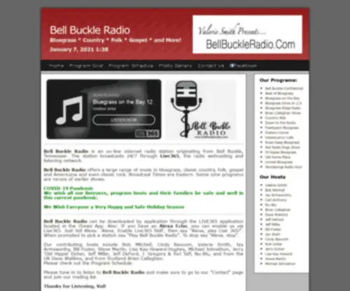 Bellbuckleradio.com(Bell Buckle Radio) Screenshot