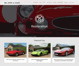 Bellclassics.co.uk(Ferrari Restoration) Screenshot