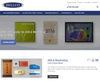 Bellcoinc.com(ADA Compliant Signage and Wayfinding) Screenshot