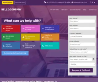 Bellcomp.co.uk(Bell & Company) Screenshot