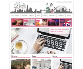 Belleabouttown.com(Belle About Town) Screenshot