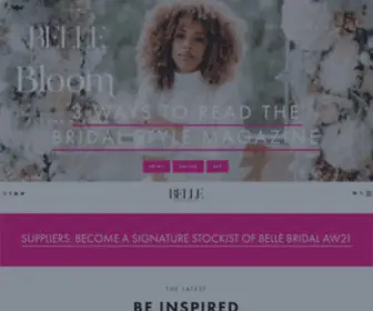 Bellebridalmagazine.com(Belle Bridal Magazine) Screenshot
