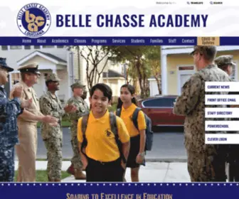Bellechasseacademy.org(Belle Chasse Academy) Screenshot
