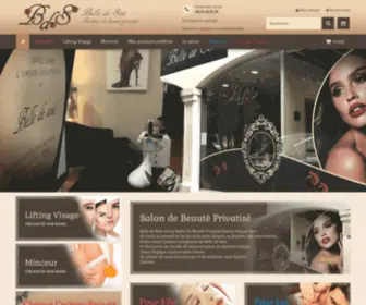 Belledesoie.com(Institut de beauté privatisé Caen Belle de Soie) Screenshot