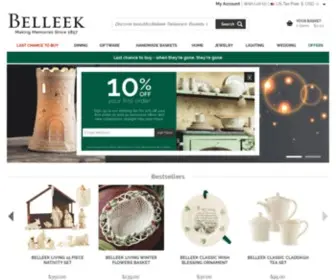 Belleek.com(The official online store of Belleek Pottery) Screenshot