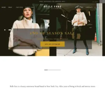 Bellefareshop.com(Belle Fare Shop) Screenshot