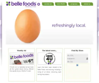 Bellefoods.com(Belle foods) Screenshot