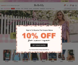 Bellelily.com(Women's fashion online shopping) Screenshot