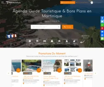 Bellemartinique.com(Agenda des bons plans Martinique pour découvrir la Madinina) Screenshot