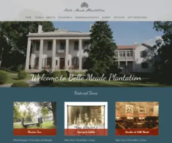 Bellemeadeplantation.com(Belle Meade Plantation) Screenshot