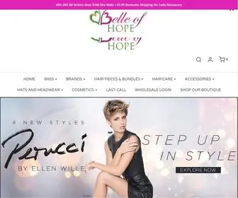 Belleofhope.com(Belle of Hope Beauty Supplies) Screenshot