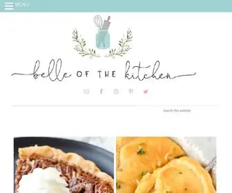 Belleofthekitchen.com(Recipes That Shine) Screenshot