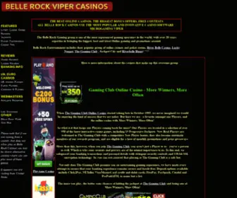 Bellerockvipercasinos.com(Riverbelle) Screenshot