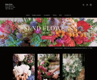 Bellesfleurstx.com( Santa Fe Florist) Screenshot