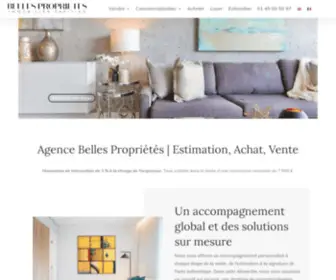 Bellesproprietes.com(Agence Immobilière) Screenshot