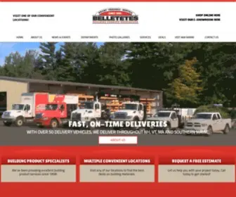 Belletetes.com(Home Improvement Store in Southern New Hampshire) Screenshot