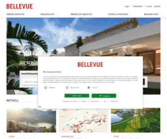 Bellevue.de(Finden Sie Ihre besondere Immobilie und Luxusimmobilie) Screenshot