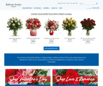 Bellevueavenueflorist.com(Daytona Beach Florist) Screenshot