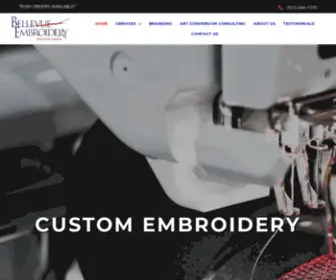 Bellevueembroidery.com(Bellevue Custom Shirts) Screenshot