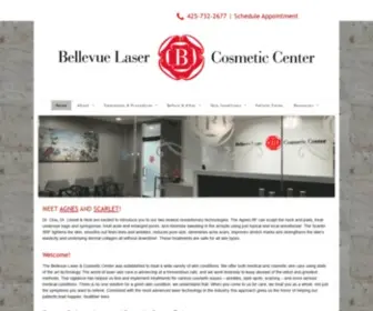 Bellevuelasercenter.com(Bellevue Laser and Cosmetic Center) Screenshot