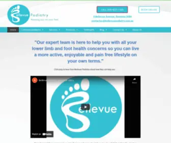 Bellevuepodiatry.com.au(Bellevue Podiatry) Screenshot