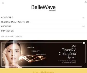 Bellewave.com(Professional Skincare from Switzerland) Screenshot