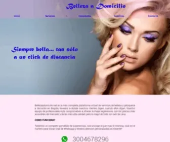 Bellezaadomicilio.net(Pestañas pelo a pelo) Screenshot