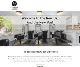 Bellezzabeautybar.com(Bellezza Beauty Bar) Screenshot