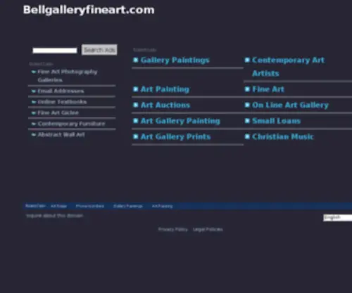 Bellgalleryfineart.com(Bellgalleryfineart) Screenshot