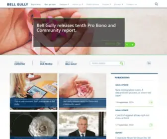 Bellgully.com(Bell Gully) Screenshot