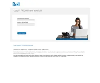 Bellhosting.ca(Log in to Website OS) Screenshot