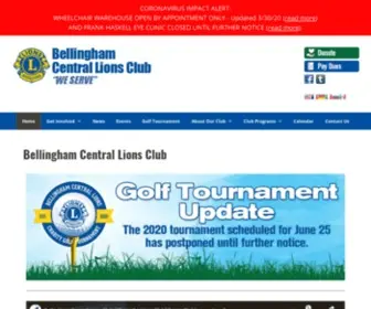 Bellinghamcentrallions.org(Bellingham Central Lions Club) Screenshot