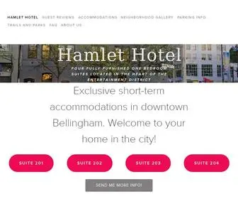 Bellinghamhamlet.com(Hamlet Hotel) Screenshot