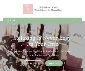 Bellissimahawaii.com(Home ホーム) Screenshot