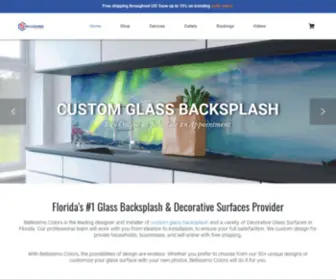 Bellissimocolors.com(Decorative Glass Surfaces) Screenshot