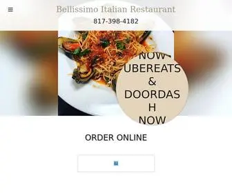 Bellissimoitalianrestaurant.com(Best Italian Restaurant) Screenshot