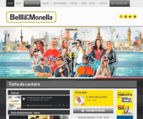 Belllaemonella.it(Tutta da cantare) Screenshot