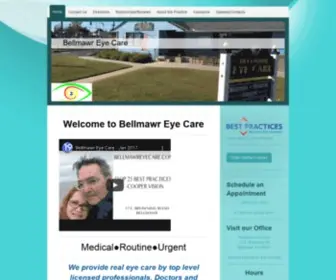 Bellmawreyecare.com(Eye Doctor) Screenshot