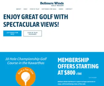 Bellmerewindsgolfresort.com(Bellmere Winds Golf Resort) Screenshot