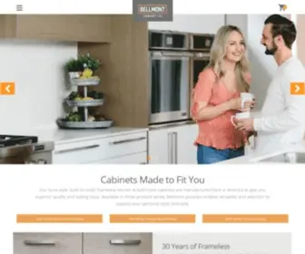 Bellmontcabinets.com(Bellmont Cabinets) Screenshot